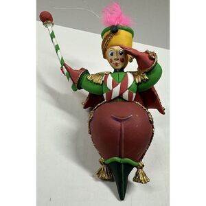 Rare 1991 Dept 56 Toy Soldier Merry  Christmas Ornament Hand Painted: No Flag